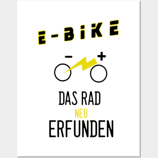 E-Bike Fahrrad Posters and Art